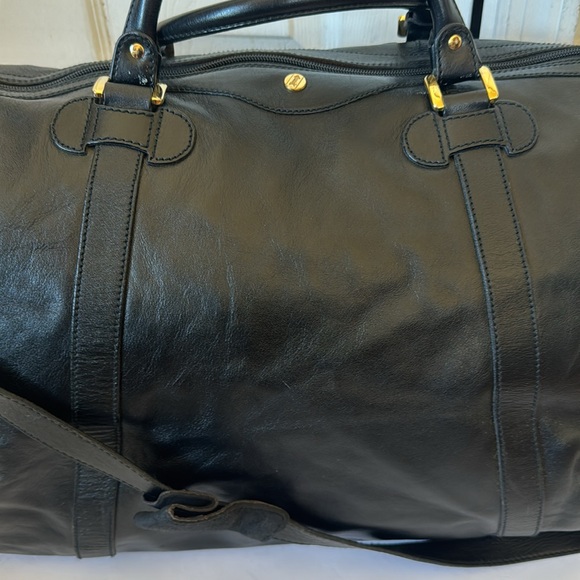 Vintage Gold Pfeil luggage bag Handmade in Germany - Picture 3 of 16